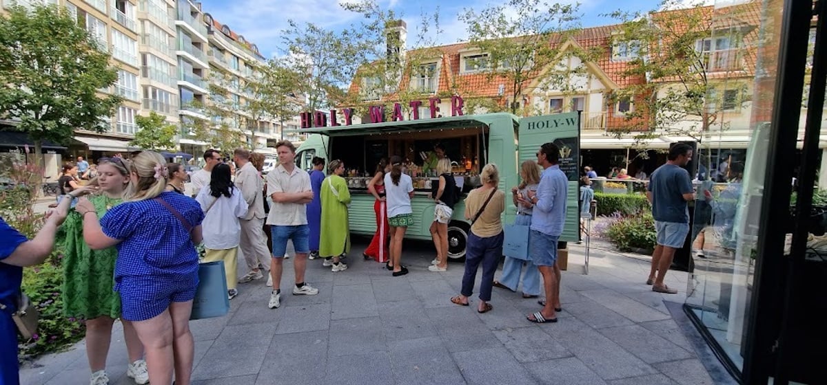 Drinks truck voor bedrijfsevenementen